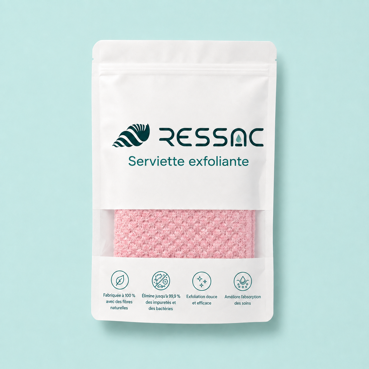 Serviette de douche exfoliante Ressac™